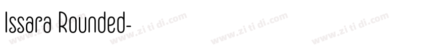 Issara Rounded字体转换 Issara Rounded字体转换